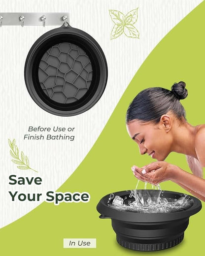 Face Bowl for Ice Portable Washing Basin for Puffiness Relief